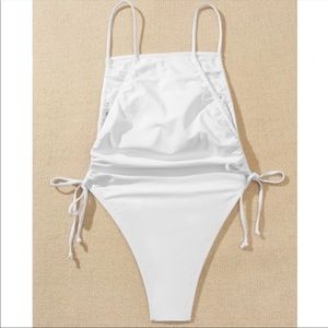 White tie side monokini
